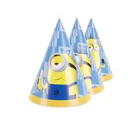 MonaParty Service de table 39 pièces Minions pour anniversaire d'enfant ou décoration de table à thème