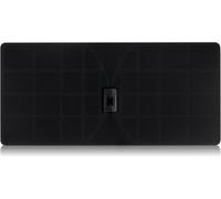 Monarch 50 Noire Antenne Numérique Intérieure HDTV TNT-Réception du Signal multidirectionnelle à 50 Miles de Distance-4G Filtre de Reception Maximum/UHF/VHF/FM/USB Tuner/TV DVB-T/Dab Radio