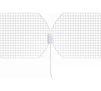 Monarch 50 Transparent Indoor Digital Antenna HDTV TNT-Multi-Directional Reception 50 Miles Distance-4G Filter Maximum Reception UHF/VHF/FM/USB TV Tuner/DVB-T/DVB-T2/DAB Radio