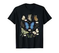 Monarch Blue Morpho Luna Moth Butterflies Espèces Biologie T-Shirt