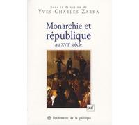 Monarchie Et République Au Xviie Siècle