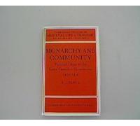 Monarchy and Community: Political Ideas in the Later Conciliar Controversy