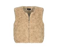 MONARI Gilet aspect fourrure camel | 44