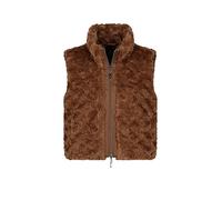 MONARI Gilet aspect fourrure marron | 38