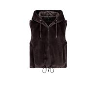 MONARI Gilet aspect fourrure marron | 42