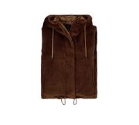 MONARI Gilet aspect fourrure marron | 46