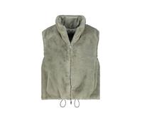 MONARI Gilet aspect fourrure olive | 46