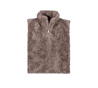 MONARI Gilet façon fourrure marron | 36