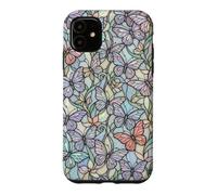 Monarque Papillon Fée Fantaisie Motif Noyau Couleurs Pastel Coque pour iPhone 11