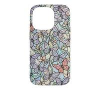 Monarque Papillon Fée Fantaisie Motif Noyau Couleurs Pastel Coque pour iPhone 14 Pro