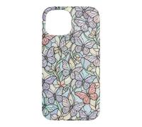 Monarque Papillon Fée Fantaisie Motif Noyau Couleurs Pastel Coque pour iPhone 15