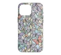 Monarque Papillon Fée Fantaisie Motif Noyau Couleurs Pastel Coque pour iPhone 16 Pro Max