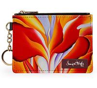 Monarque Porte-clé RFID collection signature, 4.75 x 3.5 x 0.35, Georgia O'keeffe Red Canna