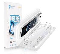 MONASAY Lot de 3 + 1 protection d'écran pour iPhone 16e [installation instantanée], lot de 3 films en verre trempé HD + 1 outil d'installation sans poussière, sans bulles, sans poussière [protection