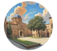 Monastère Lira 1000 Pièces Puzzle Convient Aux Adultes Et Aux Enfants Jeu D'Intelligence Magique Circulaire DécoRation Moderne DIY Jeu Cadeau Unique 1000pcs (67.5x67.5cm)