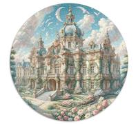 Monastère Lira 1000 Pièces Puzzle Intelligence Magique Circulaire DécoRation Moderne Bricolage pour Enfants Décompression Et Cadeau 1000pcs (67.5x67.5cm)