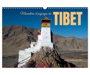 Monastères et paysages du Tibet (Calendrier mural 2027 DIN A3 vertical), CALVENDO calendrier mensuel: Un lieu pour redécouvrir la spiritualité