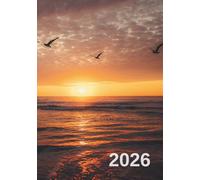 Monatsplaner 2026: Ein Teambuilding-Organisator und Business-Motivator mit einem Cover im Sonnenuntergangs-Design.