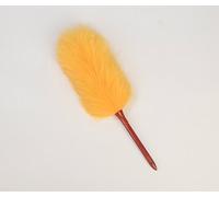 Monba Plumeau en laine d'agneau avec manche en bois massif, souple, Good Grips Collecteur de poussière et de la poussière Cleaner, Antistatique, plumeaux pour maison, bureau et voiture