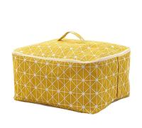 Monba Sac de Rangement, Boite Rangement pour vêtements - Organiseur sous Le lit - Imperméable - Pliable - avec poignée - Trois côtés Ouverts - pour couettes, couvertures, literie, déménagement