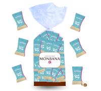 MONBANA - 100 Crousti-Neige - Croustilles au Chocolat individuelles - 300 g | Douceur chocolatée pour un café gourmand, l'apéritif ou le goûter - Idée cadeau, buffet - Fabrication française - à déguster
