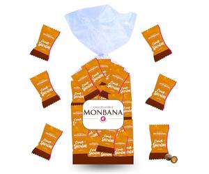 MONBANA | 100 Crousti-Spéculoos | 300g de Délicieuses Croustilles au Chocolat à Offrir ou à Partager | Fabrication française