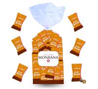 MONBANA - 100 Crousti-Spéculoos - Croustilles au Chocolat individuelles | Douceur chocolatée pour un café gourmand, l'apéritif ou le goûter - Idée cadeau, buffet - Fabrication française - 300 g