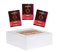 MONBANA | 100 sachets de chocolat TRESOR | Doses individuelles de 25 g de chocolat en poudre à déguster tout au long de la journée