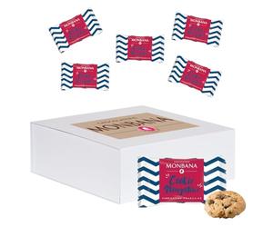 MONBANA | 200 Mini-Cookies à la Nougatine | Biscuits de 4g emballés individuellement à offrir à vos invités ou à déguster en toute intimité autour d'un café ou une boisson gourmande