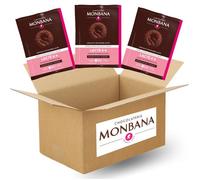 MONBANA | 50 sachets de chocolat en poudre Lacté 4* | Doses individuelles de 30 g à déguster à n'importe quel moment de la journée