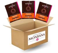 MONBANA | 50 sachets de chocolat en poudre TRADITION - SALON DE THÉ | Doses individuelles de 20g à déguster à n'importe quel moment