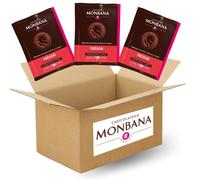 MONBANA | 50 sachets de chocolat en poudre TRESOR | Doses individuelles de 25g à déguster à n'importe quel moment de la journée