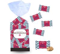 MONBANA | 75 Mini-Cookies à la Nougatine Prêts à Offrir | Biscuits de 4g emballés individuellement à offrir à vos invités ou à déguster en toute intimité autour d'un café ou une boisson gourmande