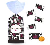 MONBANA | 75 Mini-Galettes Bretonnes| Biscuits de 5g emballés individuellement à offrir ou à déguster autour d'un café