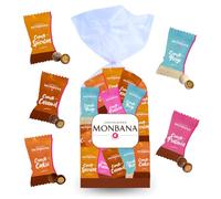 MONBANA - Assortiment de 100 Croustilles au Chocolat individuelles - 320 g