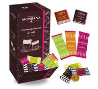 MONBANA - Assortiment de 150 mini-biscuits et chocolats | Coffret gourmand à partager ou à offrir avec café et boissons chaudes