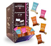MONBANA - Assortiment de 200 Croustilles au Chocolat individuelles - 650 g
