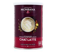 Monbana - Chaï Latte - Boîte de 250 g - Mélange Épicé pour Boisson Chaude ou Froide - Cannelle, Cardamome, Gingembre - Fabriqué en France