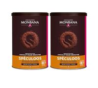 Monbana Chocolat en Poudre Aromatisé Spéculoos, 2 x 250g