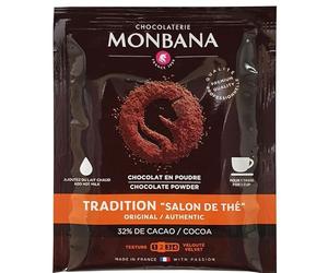 Monbana Chocolat en Poudre Tradition Salon de Thé, 20 Sachets