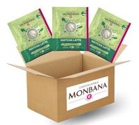 MONBANA | Matcha Latte - 20 Doses Individuelles 10g | Boisson au Matcha | Végan et Sans Arômes Artificiels pour un moment de boost