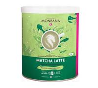 Monbana Matcha Latte 500g/Boite, Pink Latte Saveur Fruits Rouges 350g/Boite - Livraison Gratuite France (1 boite, Matcha latté)