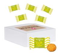 MONBANA Mini-Galettes au Citron - 200 Biscuits emballés individuellement