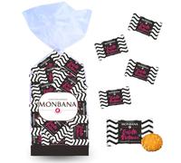 MONBANA Mini-Galettes Bretonnes - 75 Biscuits emballés individuellement | Biscuits de 5 g emballés individuellement à offrir avec un café - Idéal salon de thé, hôtel, chambre d'hôtes, café gourmand