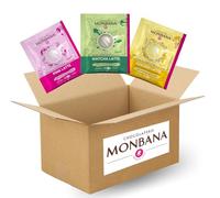 MONBANA | TRIO Pink Latte/Golden Latte/Matcha Latte - 30 Doses Individuelles de 10g | Boissons à la Betterave, au Curcuma et au Matcha | Végan et Sans Arômes Artificiels pour une pause originale