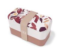 MONBENTO - Bento box - Lunch Box 2 Compartiments - Idéal pour Travail/Ecole - Made In France - MB Original rose Vegetal