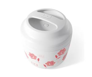 monbento - Bento Lunch Box Isotherme Element graphic Poppy - Boite Repas qui Maintient au Chaud/Froid Jusqu'à 10h - Idéale pour Travail/Pique-Nique - 550 ml - Sans BPA - Motif Floral