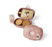 Monbento – Boîte à goûter enfant MB Gram Fox – 600 ml – Sans BPA – Motif renard – Rose cannelle