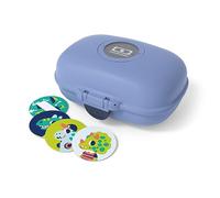 monbento - Boîte à Goûter Enfant MB Gram Infinity - Snack Box pour Fille et Garçon - Idéal Pour Ecole ou Parc - Sans BPA - Durable et Sûre - Bleu
