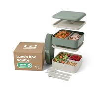 Lunch Box Boîte repas modulable Monbento 1 L bicolore verte